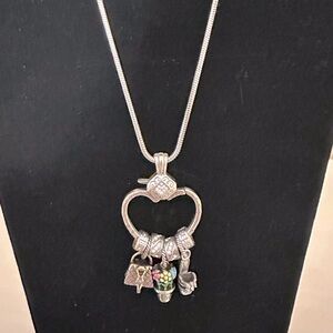 Brighton charm necklace, never worn